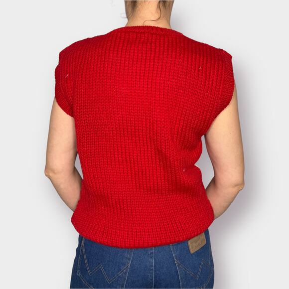 80s Ratio Holiday Sweater Vest - Picture 5 of 5